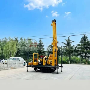 Power Diesel Powered Rock Rotary Drilling Rig KP 160 with Remote Control Pump Motor Core Components