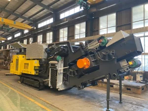 Powerful Mobile Tracked Crusher Machine 100t/h for Quarry and Aggregate Production