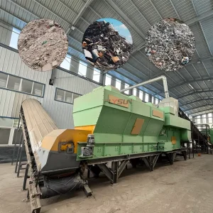 Production Line for Recycling and Sorting Mixed Industrial Solid Waste Screening Machine for Plastic Paper Metal and Stones