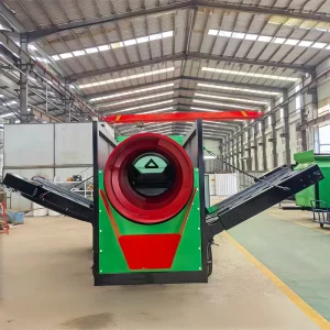 Professional Factory Price Manufacturer Direct Mobile Small Sand Gravel Topsoil Sorting MTS1022 Trommel Screen Motor