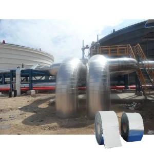 Professional Heat Resistant Strong Adhesion Laboratory Pipe Sealing Durable Protective Thermal Barrier Aluminum Foil Tape