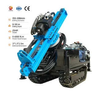 Professional Small Crawler Hydraulic Anchor Drill Rig for Rock Bolting and Retaining Wall Anchoring in Construction Projects