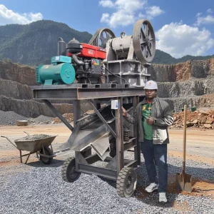 Pulley for Jaw Crusher Parts Portable Concrete Crusher for Excavator Small Rock Crusher Mobile with Screening