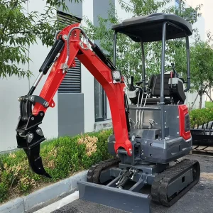 QS-12 Small Tracked Excavator with Engine High Efficiency 0.21m Bucket 9Kn Digging Force for Landscaping Farm Improvement