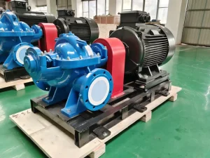 QS Horizontal Split Centrifugal Pump with Double Suction Cast Iron for Mining Water Supply