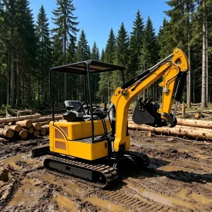 QS20 Compact Tracked Mini Excavator with Laidong Engine High Efficiency Crawler Digger for Landscape Greening Rural Construction