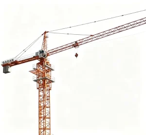 QTZ80(TC5610) Max.load 6t Tip Load 1t Jib Length 56m Tower Crane for Construction Site Seaport Port Mine Factory