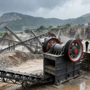Quarry Mining Jaw Crusher with PLC & AC Motor Max.850t/h Capacity for Stone/Ore Processing