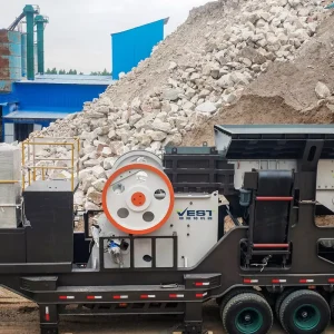 Quarry Mobile Stone Crushing Equipment Limestone Gravel Mobile Jaw Crusher Machine Plant