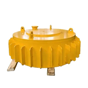RCDB Series Suspended Electromagnetic Separator Manual Cleaning Magnetic Iron Remover for Ceramic Wood Processing Industry