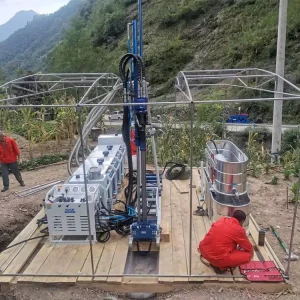 ROCK 1000 Hydraulic Rock Core Sample Drilling Machine Geological Exploration Portable Diesel Core Drilling Rig