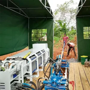 ROCK 1300 Full Hydraulic Portable Core Drilling Rig Geological Exploration Mine Diamond Core Drill Rig Machine