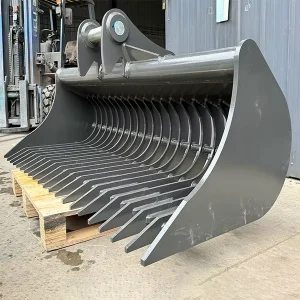 Rainbow New Custom High Efficiency Skeleton Sieve Lawn Rake Bucket Fit 1-50 Ton Excavator Construction Screening Attachment