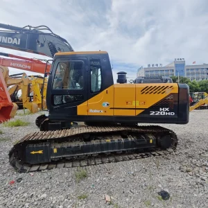 Real Original Used Hyundai HX220HD 22Ton Hydraulic Crawler Excavator Hyundai HX220HD Second Hand Used Excavators for Sale