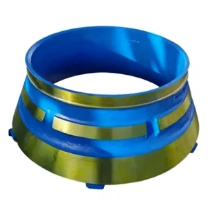 Replacement Cone Crusher Wear Parts High Manganese Steel Mantle Concave Liners Casting Ore Mining Rock Crushing
