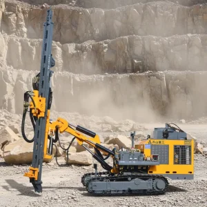 Rock Blast Hole Kg520 Surface Mine Down the Hole Drill Rig Diesel Powered with Engine Gear Bearing & Pump