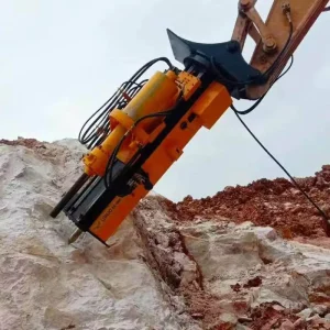 Rock Drilling Rock Splitting Integrated Machine Installed on Excavator for Rock Crushing
