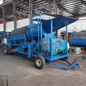 Rock Drum Mobile Diesel Screen Gravel Screening Gold Placer Rotary Screen Compost Trommel Screen