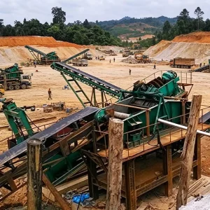 Rock Gold Processing Plant High Recovery Gold Mining Production Line Solution