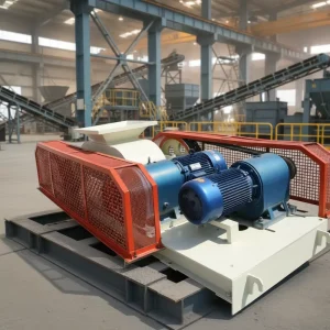 Roller Crusher Device for Stone Ore Crushing for Mining Construction Featuring Motor Core Component