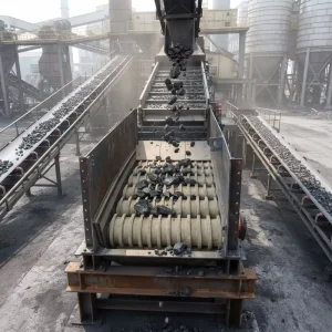 Roller Screening Plant with Motor Gearbox Engine for Efficient Coal and Ore Classification Steel Construction
