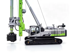 Rotary Drilling Rig ZR160 Max Drilling Depth 300M 220V Motor Engine Pump Bearing Gear Water Well