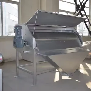 Rotary Drum Filter Gravity Fed Energy Saving for Food Processing Wastewater Solid Liquid Separation Equipment