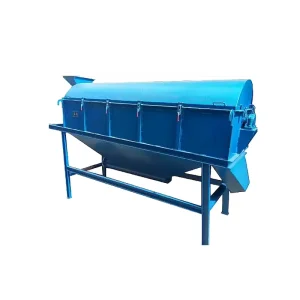 Rotary Drum Screen Carbon Steel High Output for Mining Ore Alluvial Gold Aggregate Mineral Particle Classifying Equipment