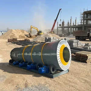 Rotary Drum Washing Machine for Placer Gold Ore Gravity Separation Sand and Gravel Aggregate Washing and Screening Equipment
