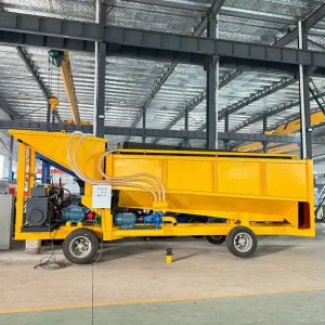 Rotary Trommel Screen Sand Washer Mobile Gold Wash Plant for Gold and Ore Screening