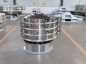 Rotary Vibro Sifter 304 Stainless Steel Grain Seed Vibrating Screen Machine for Wheat Corn Soybean Cleaning Grading