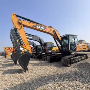 SANY 215C 21.5Ton Crawler Hydraulic Low Hours Stable Performance Used Excavator for Construction
