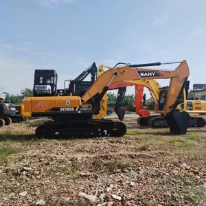 SANY SY265C 26Ton Crawler Hydraulic Low Hours Good Condition Used Excavator in Stock for Sale