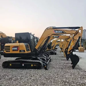 SANY SY60 6 Ton Mini Crawler Excavator Stable Performance Used Excavator