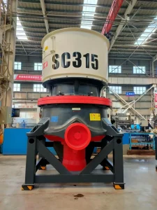 SC315-F Cone Crusher with Engine Bearing Gear 195-662 T/h Capacity for Granite Basalt Mining High Efficiency