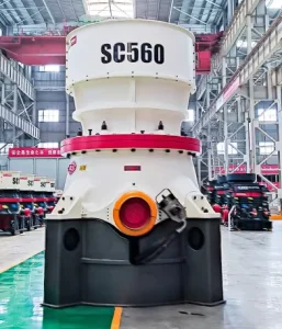 SC560-F Single Cylinder Hydraulic Cone Crusher 560kw Motor 280-1512t/h for Hard Stone Mining
