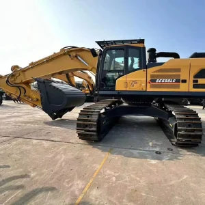 SE550LC 53.5Ton High Digging Force Mining Excavator with Pre-installed Breaker Line for Loading