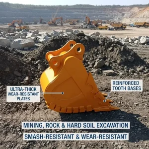 SLN Construction & Farm Excavator Scoop Bucket with 1 Year Warranty Shandong Origin Tested & Inspected
