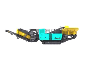 SP1213IE 318kw Impact Crushing Station Plan 350t/h with Permanent Magnet Deironer Granite Crusher Machine
