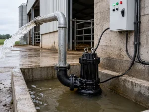 SQHB 3HP Submersible Sewage Pump 2 Inch Head Wastewater Pump for Farm Drainage Commercial Building and Industrial Use
