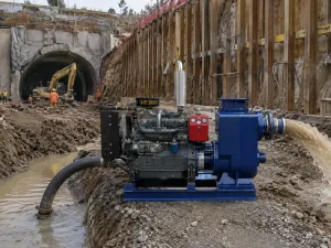 SQHB Industrial Diesel Self Priming Pump High Head High Flow for Mining Sewage Bypass