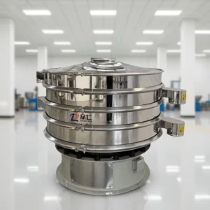 SUS304 Round Rotating Vibration Screen Separator for Coffee Powder 220V 380V 208V Food Processing