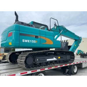 SWE155F Medium Excavator 90kW Engine 15 Ton Crawler Digger Compactor Plate Demolition Shear Log Grab