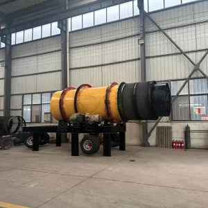 Sandstone Ore Drum Washer Gold Ore Roller Stone Washer Andesite Drum Scrubber for Mineral Ore Washing