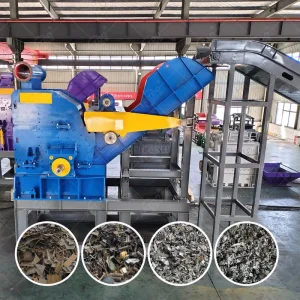 Scrap Iron Steel Metal Scrap Iron 6 Ton Per Hour Hammer Mill Crusher Machine