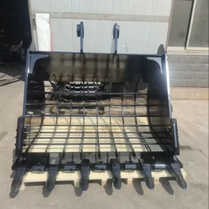 Screening Rock Bucket SY215C 306E PC300-7 XE215D Custom Fit 20 Ton Excavator Trench Bucket 850kg OEM Standard Q355B+Q345B