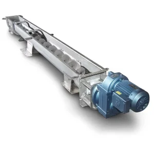 Screw Conveyor 4.5T H Durable Energy Saving Customizable Bi directional Rotation Adjustable Speed for Mining Chemical Building