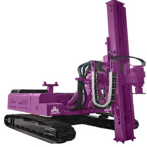 Screw Pile Driver Solar Photovoltaic Engineering Foundation Pile Drilling Rig Hydraulic Pile Driver Machine