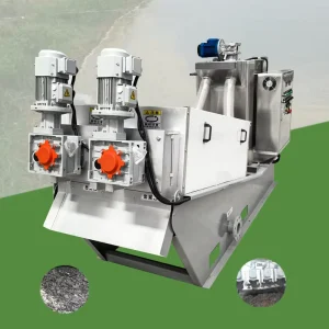 Screw Press Dewatering Machine for Wastewater Sludge Dewatering Paper Pulp Thickener