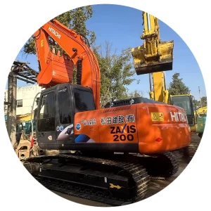 Second Hand Hitachi Zx200-5A Japan 20 Ton Crawler Excavator Low Hours Diesel Hydraulic Good Condition Ready to Ship Fob